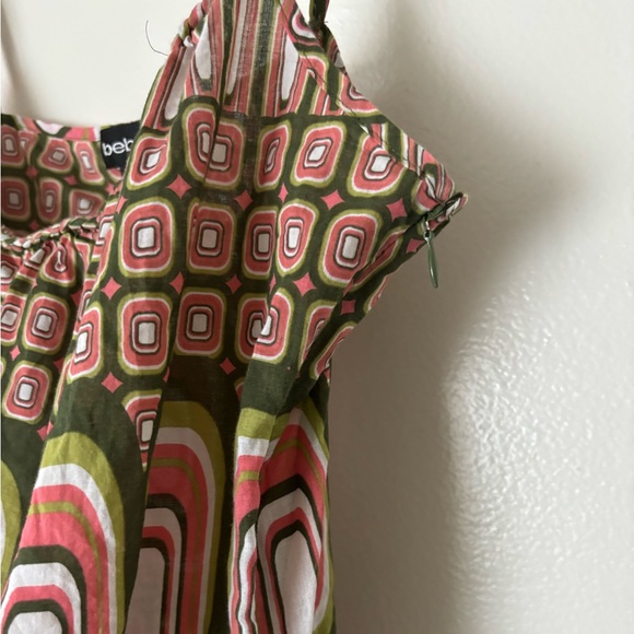 Bebe Vintage Mixed Print Boho Top - Picture 9 of 15